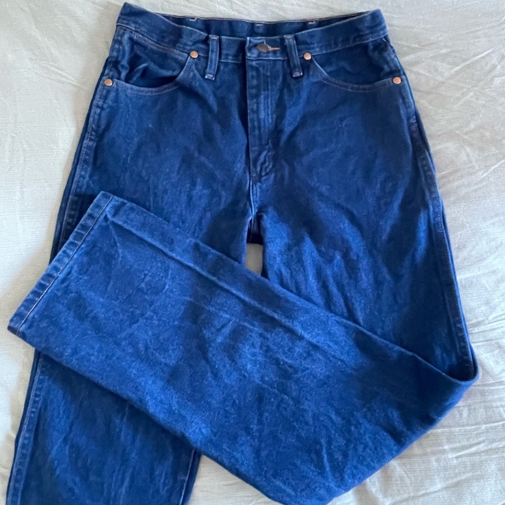 Men’s blue Wrangler jeans